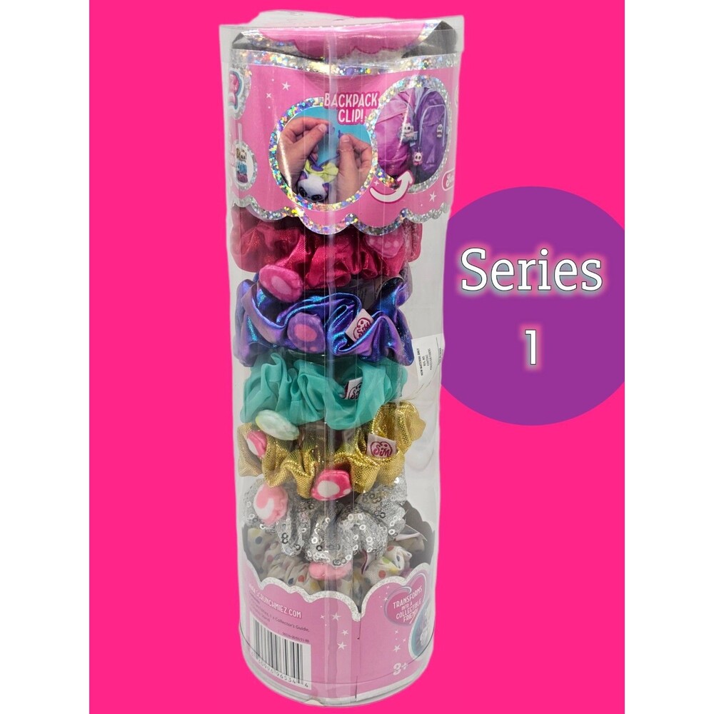 ScrunchMiez 7 Pack SUPER SET Series 1 Scrunchie to Plush Clip 2 EXCLUSIVES Set